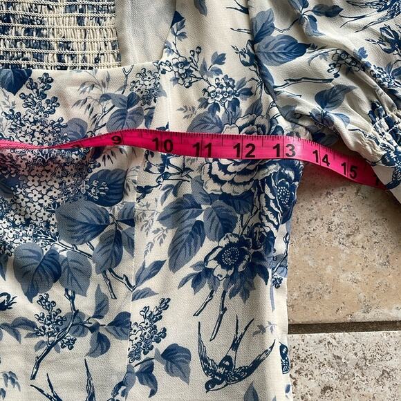 Reformation Constance Floral Print Puff Sleeve Top - Picture 12 of 16